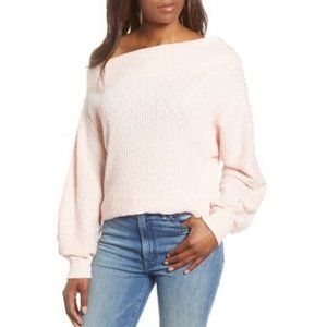 NWOT Gibson Marilyn Off the Shoulder Sweater CREAM
